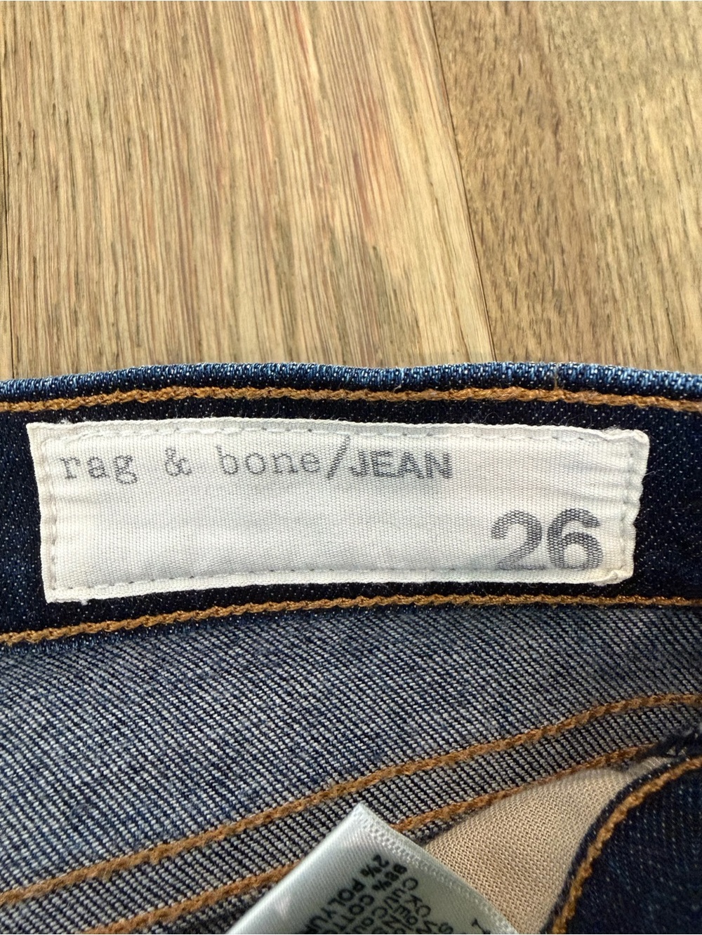 Rag & Bone Kensington Skinny Jeans Dark Wash Women’s Size 26 - Picture 3 of 8